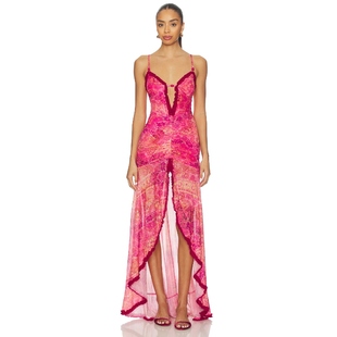 The 粉色REVOLVE小众新款 Label 裙子 KIATA Runaway