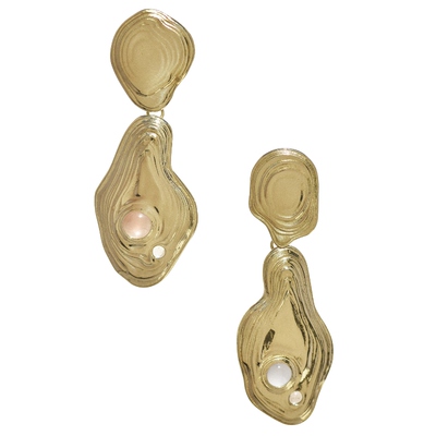 Leigh Miller LAVA DROP 耳饰 金属银色REVOLVE小众新款