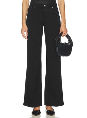 CLOSED GILLAN 阔腿 黑色 美式复古风REVOLVE小众新款