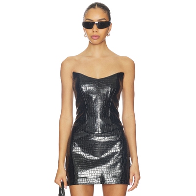 NBD YAZ 上装 黑色 y2k辣妹风REVOLVE小众新款