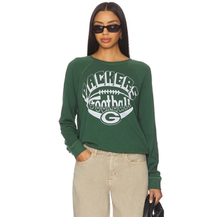 [冬季新品]Junk Food PACKETS 运动衫 绿色运动复古风REVOLVE