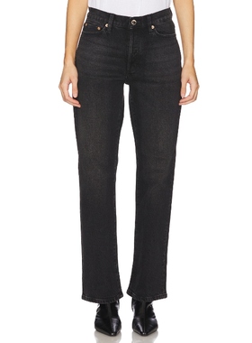 [冬季新品]ROLLA’S 90S 牛仔裤黑色中性风丹宁长裤REVOLVE