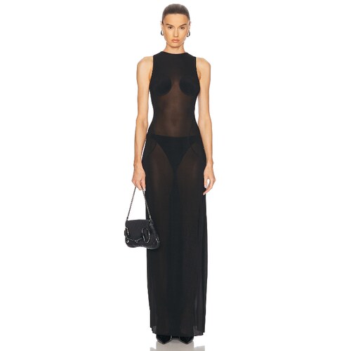 [春季新品]Jean Paul Gaultier 让 保罗 高缇耶 连衣裙 黑色REVO