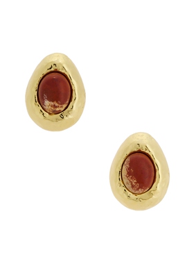 [春季新品]ANNI LU CHERRY 铆钉耳饰 红色REVOLVE小众新款