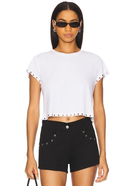 With Jean DENI 上装 白色REVOLVE小众