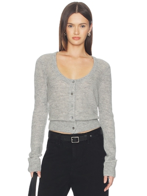 PAIGE FORTUNA 开衫 revolve小众新款 灰色