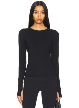 [冬季新品]Splits59 AIRWEIGHT LITE 长袖上装黑色y2k辣REVOLVE