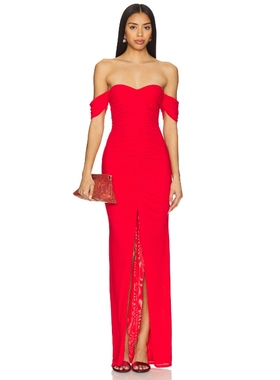 [冬季新品]MAJORELLE SIMONE 长裙 红色REVOLVE小众