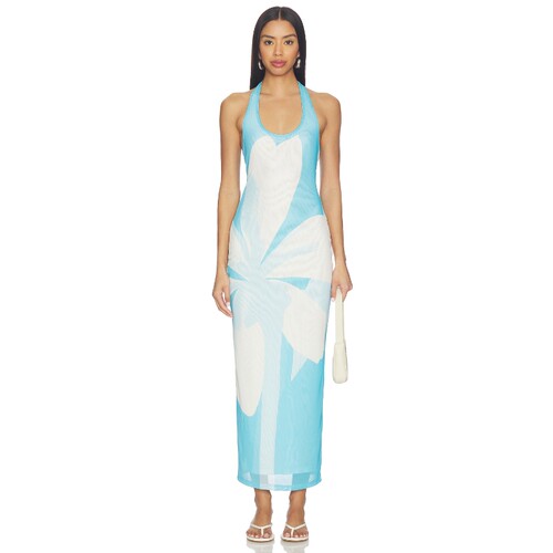 Kulani Kinis Mesh Halter Maxi Dress 26春夏新品 revolve小众新
