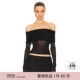 KNIT SHEER OFF REVOLVE Helsa音乐节易梦玲同款 SHOULDER上装 THE