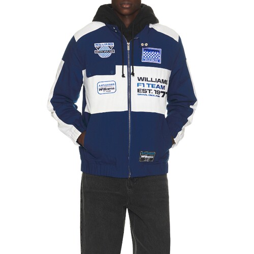 Atlassian Williams Formula 1藏蓝色夹克宽松秋冬新品REVOLVE