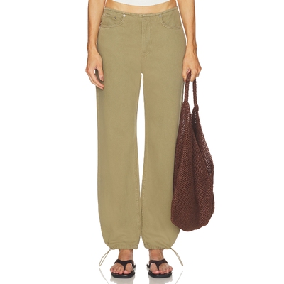 GRLFRND ERIKA CINCHED HEM 牛仔裤 26夏季新品 revolve小众新款