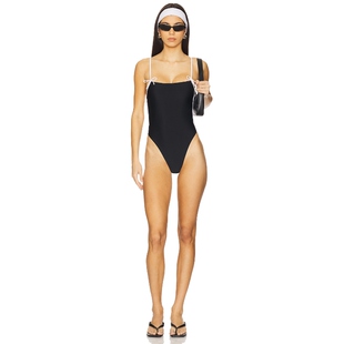 PUCARA y2k辣妹风REVOLVE小众新款 一件式 黑色 泳装 Tularosa