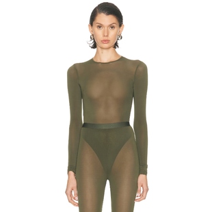 WARDROBE.NYC 紧身服 橄榄色REVOLVE小众新款