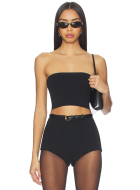 Wolford 沃尔福特 SEAMLESS ESSENTIAL 管状上装 黑色REVOLVE小众