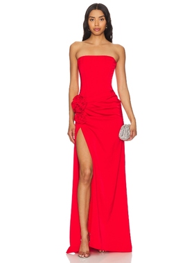 NBD JAKE 长裙 红色 敬酒服REVOLVE小众新款