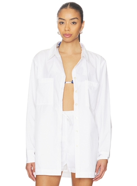 vitamin A NADIA 衬衫 revolve小众新款 白色