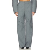 Barton 美式 DRAPED Kate 长裤 蓝色 复古风REVOLVE小众新款