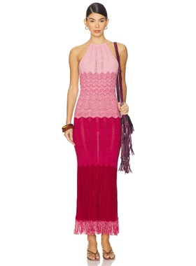 Capittana CORNELIA DEGRADE 裙子 桃紅色REVOLVE小众新款