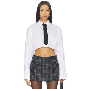 白色REVOLVE小众新款 Aniye 衬衫 MOON