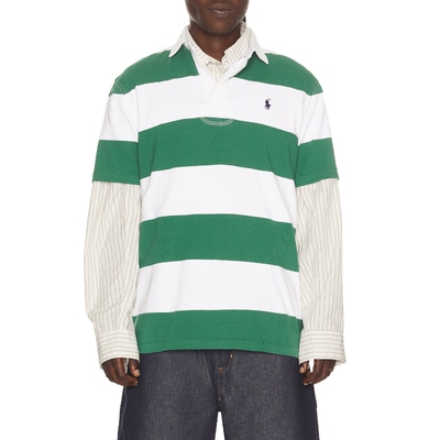 Polo Ralph Lauren SHORT SLEEVE JERSEY KNIT ICONIC RUGBY 条纹