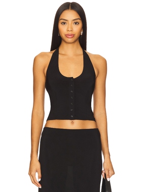 [春季新品]Bella Venice MIA 上装黑色辣妹风 REVOLVE小众新款