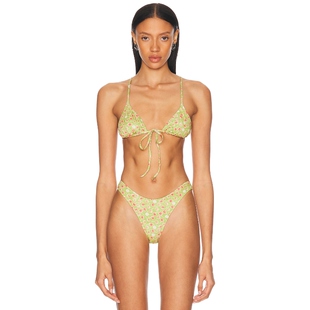 Heavy Manners 比基尼文胸上装 绿色REVOLVE小众新款