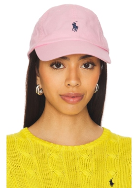 Polo Ralph Lauren拉夫劳伦棒球帽鸭舌帽粉色老钱风REVOLVE休闲