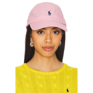 Polo Ralph Lauren拉夫劳伦棒球帽鸭舌帽粉色老钱风REVOLVE休闲