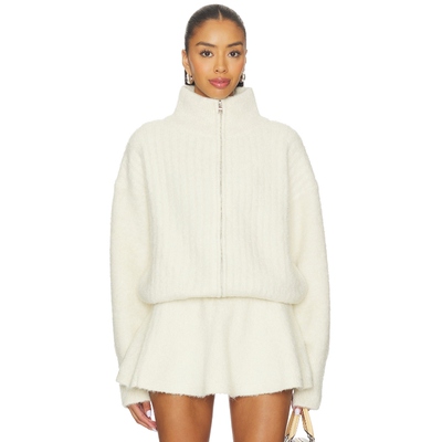 [春夏新品]GUIZIO MILA ZIP UP 夹克 象牙白 美式休闲风REVOLVE