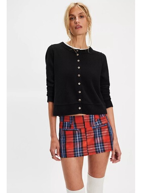 Free People MILLE-FLEURS 超短裙 、蓝色revolve小众新款