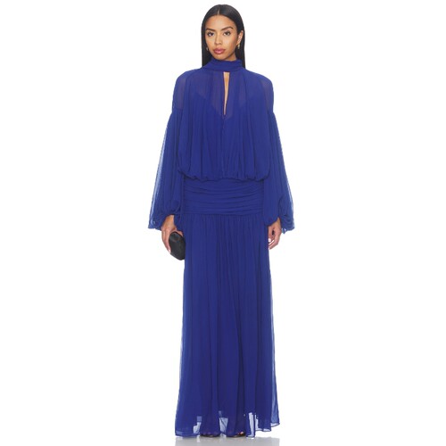 DE LA VALI SOLANA  长裙  黑色 秋冬新品REVOLVE