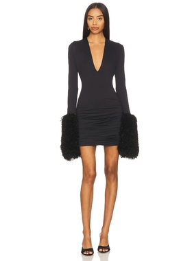 Aniye Records NIKA 裙子 黑色REVOLVE小众新款