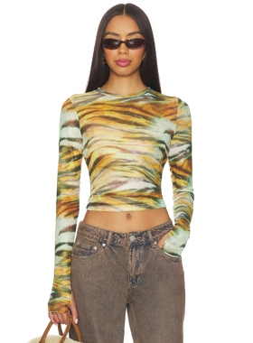 AFRM KAYLEE 上装 黄色REVOLVE小众新款