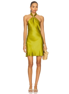 House of Harlow 1960 哈露时装屋 SAKAI 裙子 绿色REVOLVE小众新