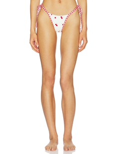 Lemons BEADED CHERRIES For revolve小众新款 泳装 Love