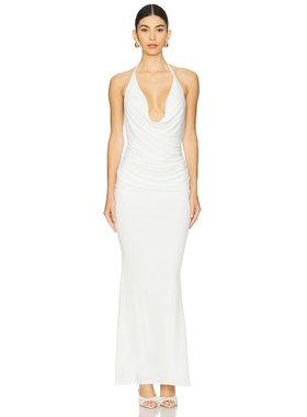 [冬季新品]Katie May SELENE 长裙 白色REVOLVE小众