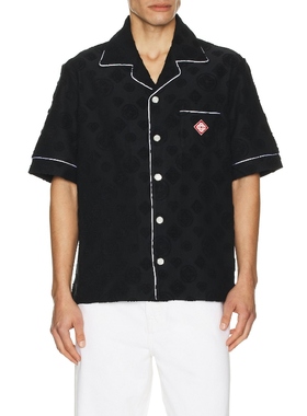 Casablanca TOWELLING MONOGRAM 衬衫 黑色REVOLVE小众新款