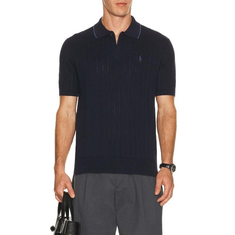 Polo Ralph Lauren藏青色卫衣通勤风秋冬保暖REVOLVE