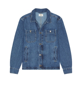 Marine Layer Patrick Denim Overshirt 蓝色 REVOLVE小众新款
