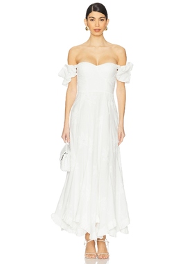 Line & Dot EMBERLY 长裙 白色REVOLVE小众新款