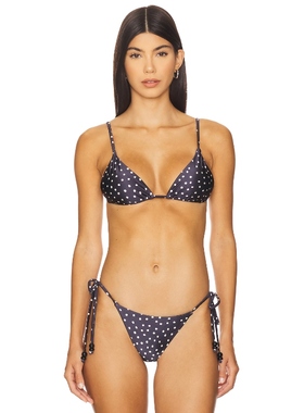 DEVON WINDSOR EMERSON 比基尼文胸上装 黑色 y2k辣妹风REVOLVE小