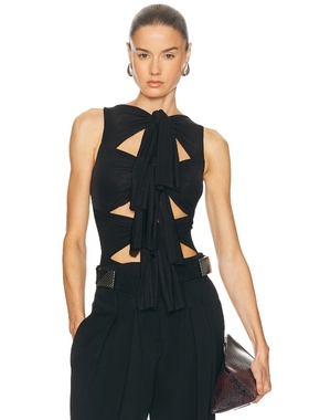 Maygel Coronel NEBBIA 紧身服 黑色 y2k辣妹风小众新款