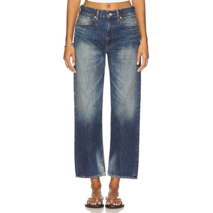 LUCY 复古风REVOLVE小众新款 男友款 美式 蓝色 Denimist