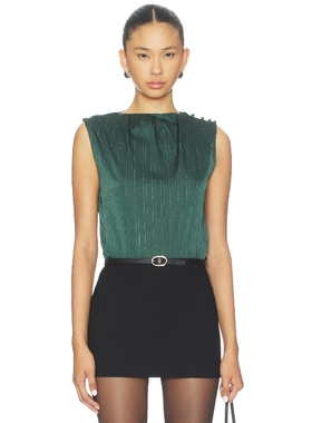 HEARTLOOM AGGIE 上装 绿色REVOLVE小众新款