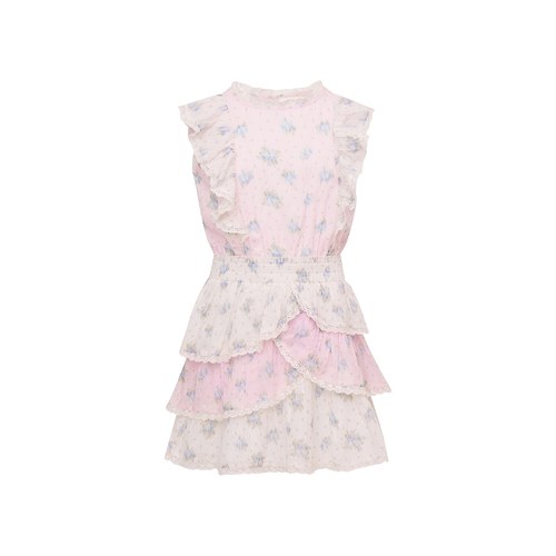 LoveShackFancy DECKER 裙子 粉色REVOLVE小众新款