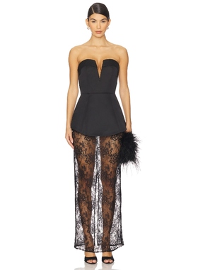 DELFI CALISTA 裙子 黑色REVOLVE小众新款