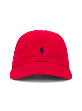 Polo Ralph Lauren拉夫劳伦棒球帽红色夏季新款遮阳显脸小revolve