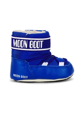 MOON BOOT CRIB 雪地靴蓝色短靴滑雪鞋冬季保暖REVOLVE新款儿童款