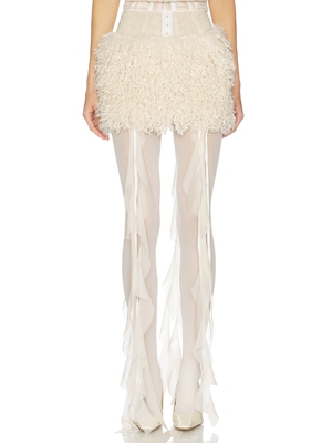 Aniye Records NIKA 半身裙 revolve小众新款 奶油色